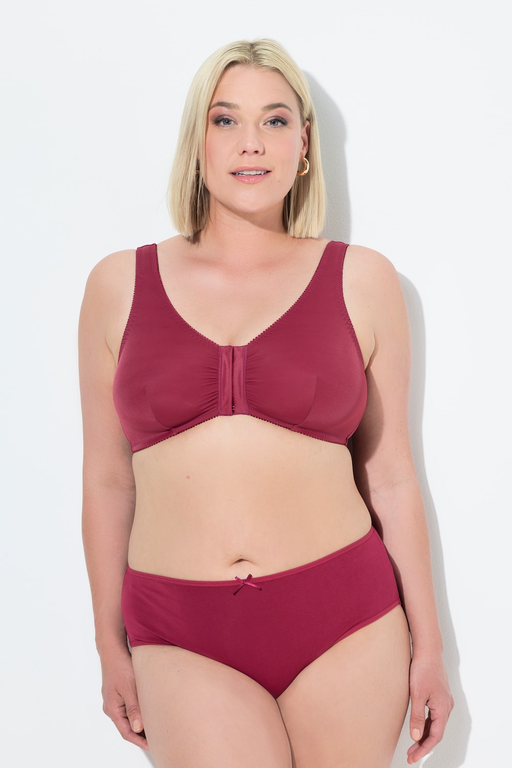 Große Größen Bustier, Damen, rot, Größe: 100D, Synthetische Fasern/Elasthan, Ulla Popken von Ulla Popken