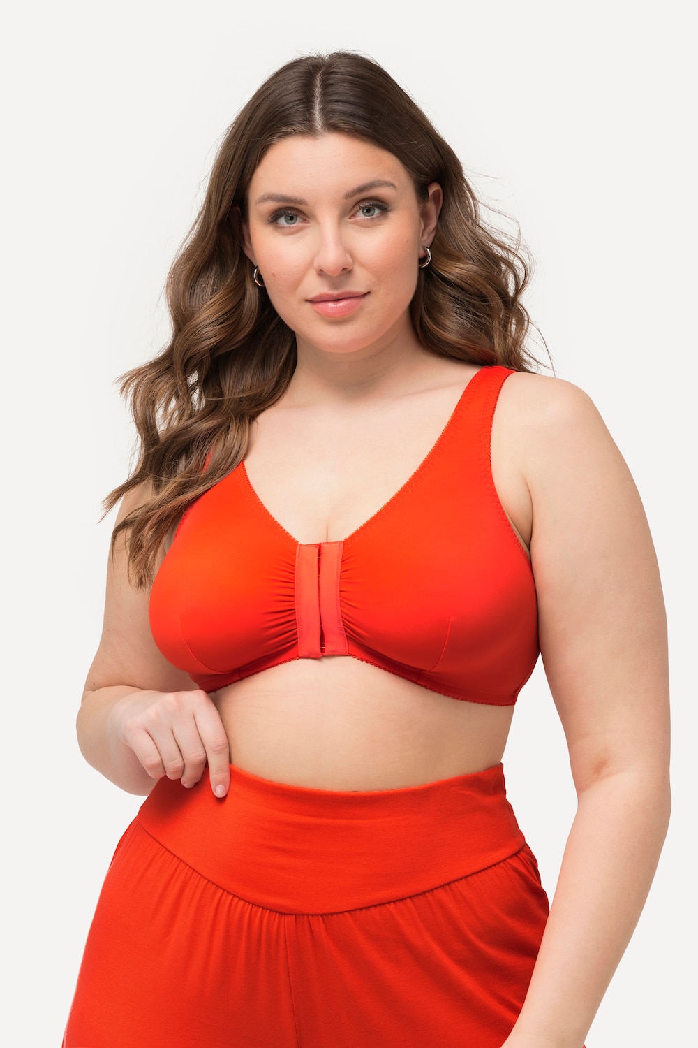 Große Größen Bustier, Damen, rot, Größe: 105D, Synthetische Fasern/Elasthan, Ulla Popken von Ulla Popken