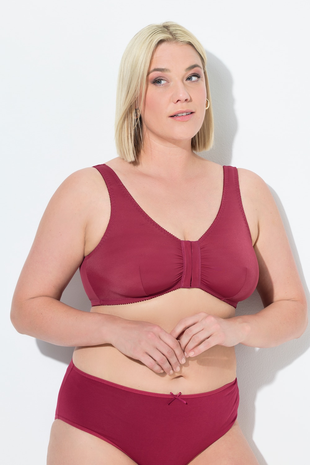 Große Größen Bustier, Damen, rot, Größe: 85D, Synthetische Fasern/Elasthan, Ulla Popken von Ulla Popken