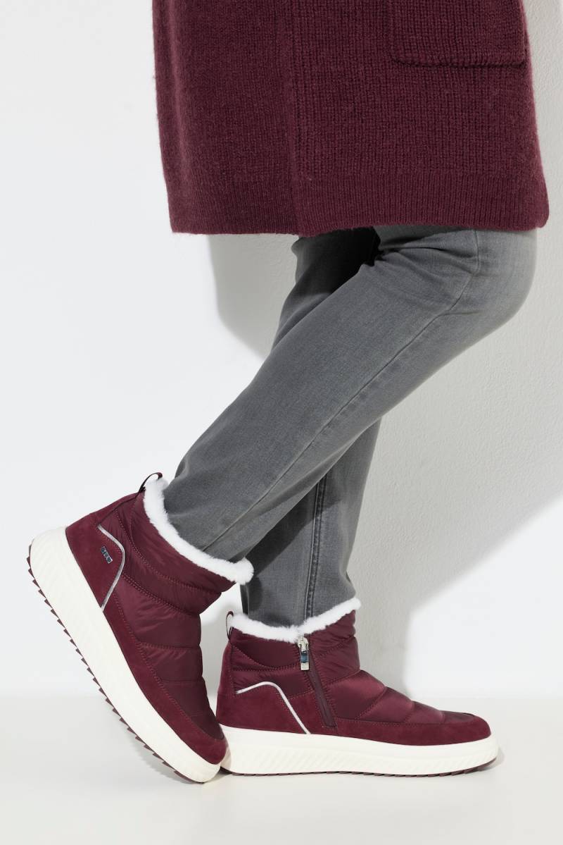 Große Größen Caprice Leder-Funktionsboots, Damen, rot, Größe: 41, Sonstige/Leder, Ulla Popken von Ulla Popken