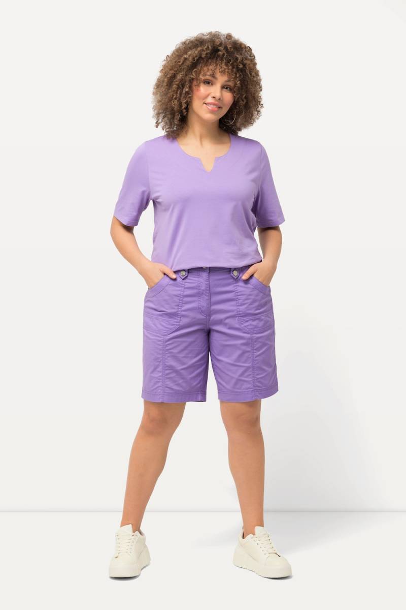 Große Größen Cargo-Bermuda, Damen, lila, Größe: 60, Baumwolle, Ulla Popken Große Größen Cargo-Bermuda, Damen, lila, Größe: 60, Baumwolle, Ulla Popken von Ulla Popken