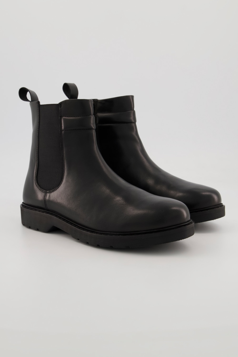 Chelsea-Boots, Damen, schwarz, Größe: 40, Leder/Synthetische Fasern, Ulla Popken von Ulla Popken