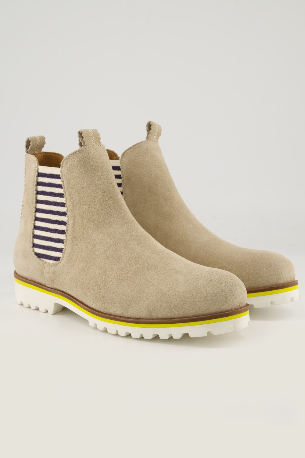 Chelseaboots, Damen, beige, Größe: 42, Leder/Synthetische Fasern, Ulla Popken Chelseaboots, Damen, beige, Größe: 42, Leder/Synthetische Fasern, Ulla Popken von Ulla Popken