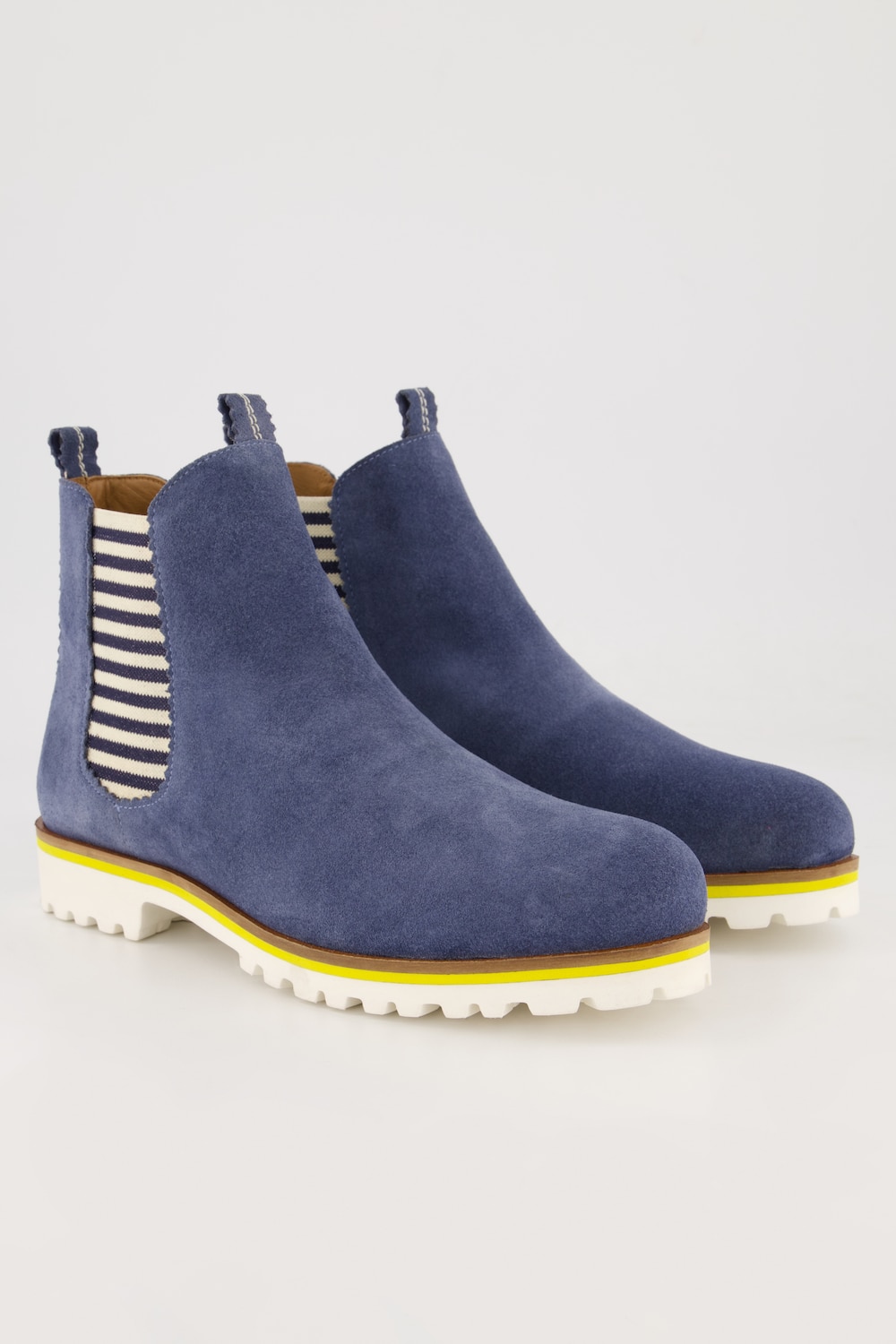 Chelseaboots, Damen, blau, Größe: 42, Leder/Synthetische Fasern, Ulla Popken Chelseaboots, Damen, blau, Größe: 42, Leder/Synthetische Fasern, Ulla Popken von Ulla Popken