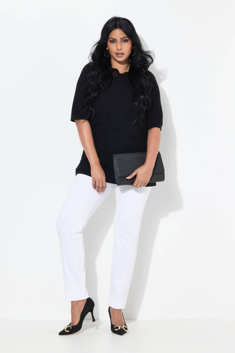 Große Größen Chino-Hose, Damen, weiß, Größe: 50, Baumwolle, Ulla Popken Große Größen Chino-Hose, Damen, weiß, Größe: 50, Baumwolle, Ulla Popken von Ulla Popken