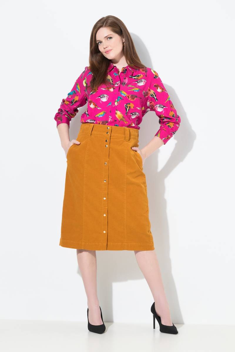 Große Größen Cordrock, Damen, orange, Größe: 54, Baumwolle, Ulla Popken von Ulla Popken