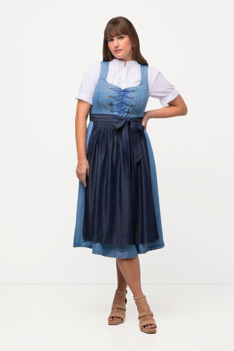 Große Größen Dirndl, Damen, blau, Größe: 50, Synthetische Fasern, Ulla Popken Große Größen Dirndl, Damen, blau, Größe: 50, Synthetische Fasern, Ulla Popken von Ulla Popken