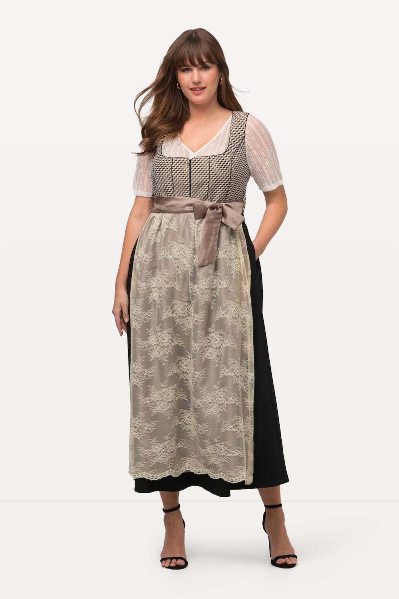 Große Größen Dirndl, Damen, braun, Größe: 44, Polyester/Baumwolle/Synthetische Fasern, Ulla Popken Große Größen Dirndl, Damen, braun, Größe: 44, Polyester/Baumwolle/Synthetische Fasern, Ulla Popken von Ulla Popken