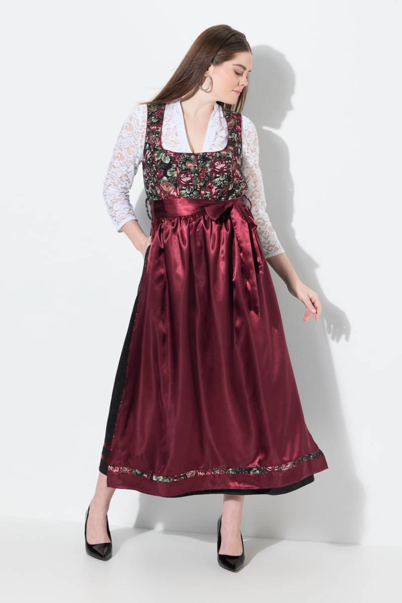Große Größen Dirndl, Damen, rot, Größe: 46, Polyester/Baumwolle/Viskose, Ulla Popken von Ulla Popken