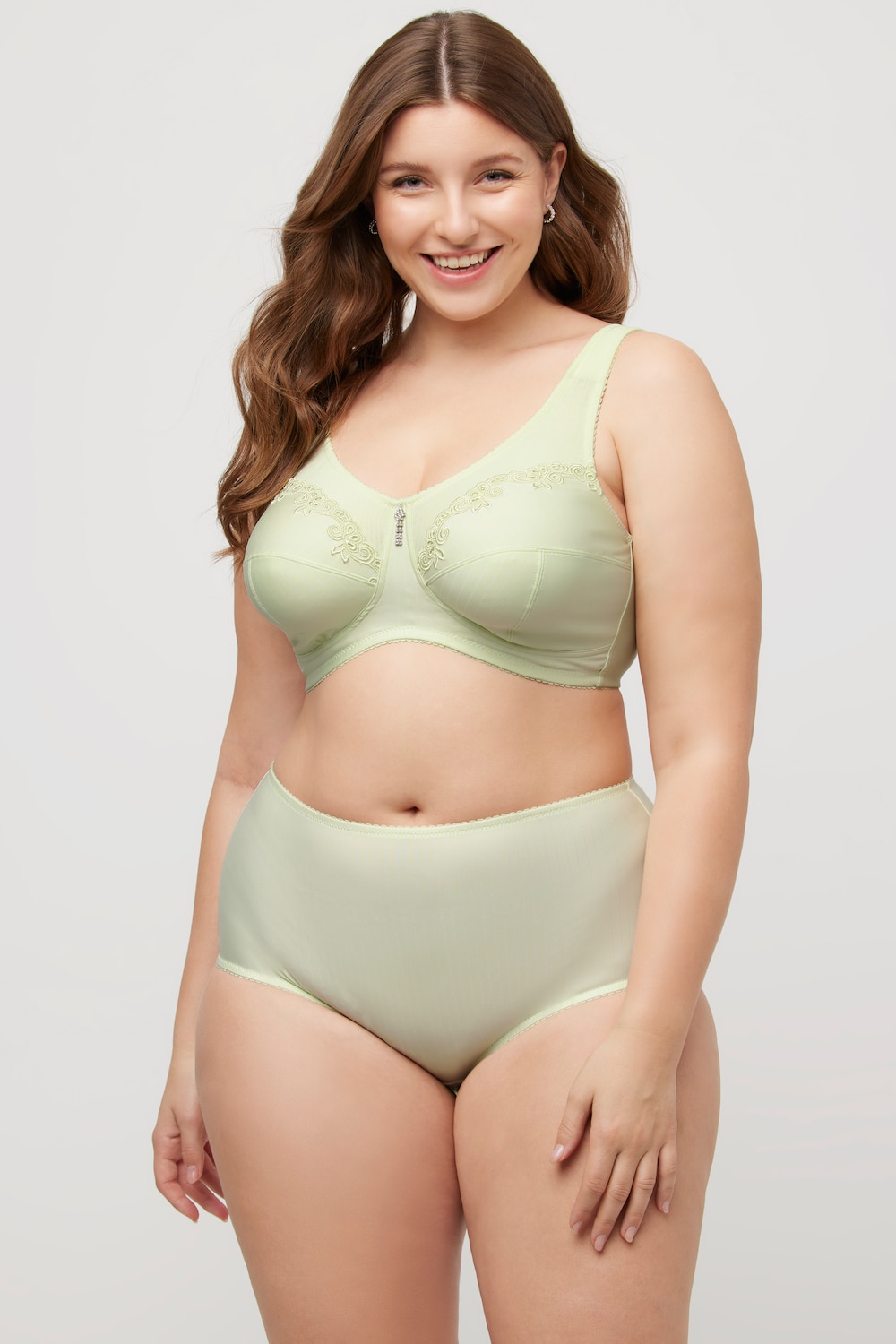 Große Größen Entlastungs-BH, Damen, beige, Größe: 105E, Synthetische Fasern/Baumwolle, Ulla Popken von Ulla Popken