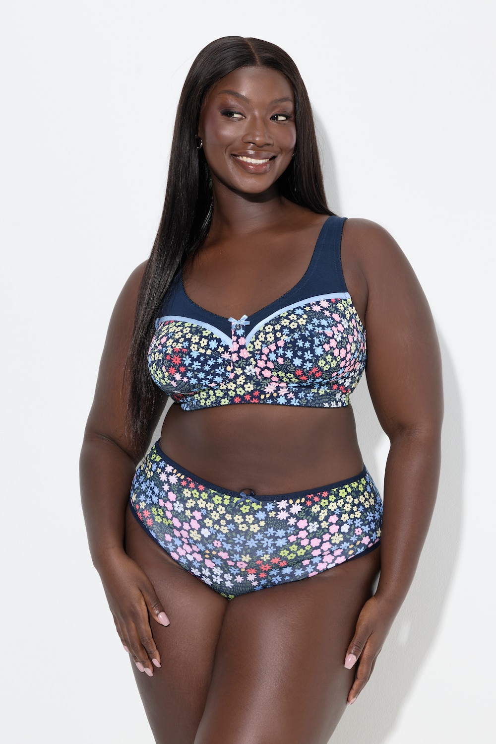 Große Größen Entlastungs-BH, Damen, blau, Größe: 85C, Synthetische Fasern, Ulla Popken von Ulla Popken