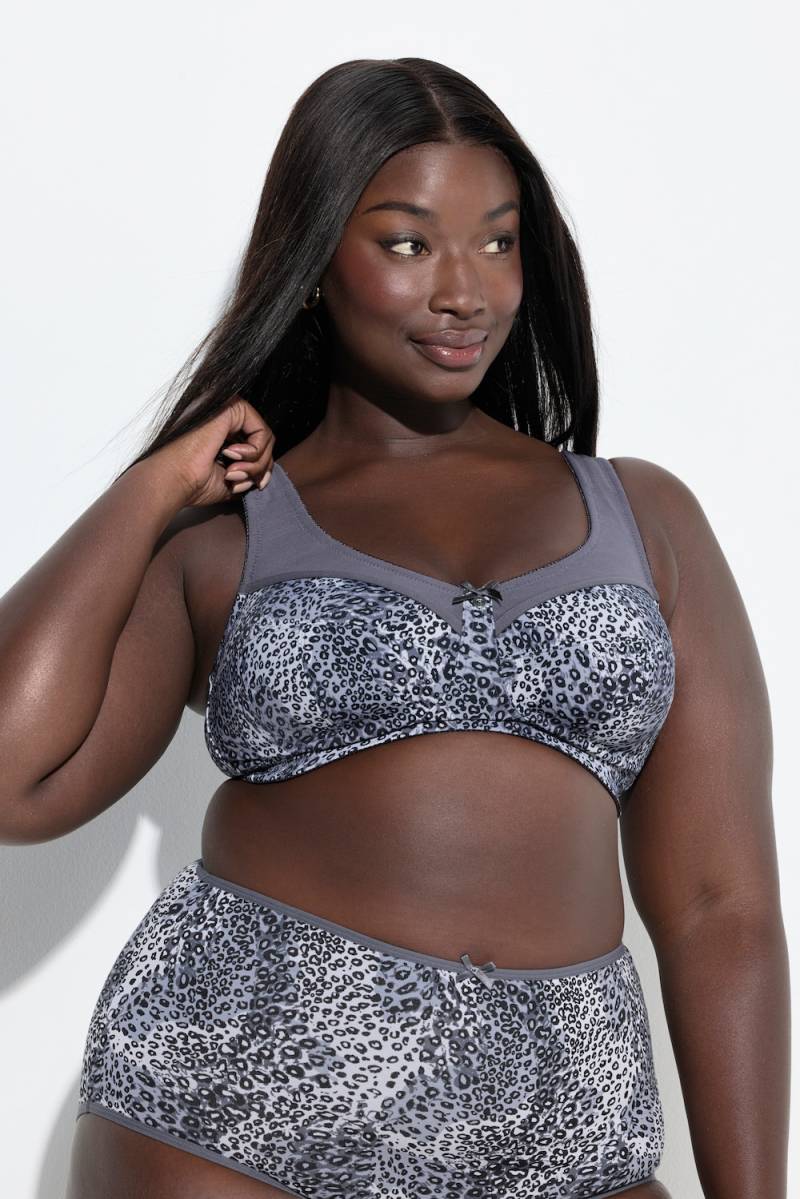 Große Größen Entlastungs-BH, Damen, grau, Größe: 90C, Synthetische Fasern, Ulla Popken von Ulla Popken