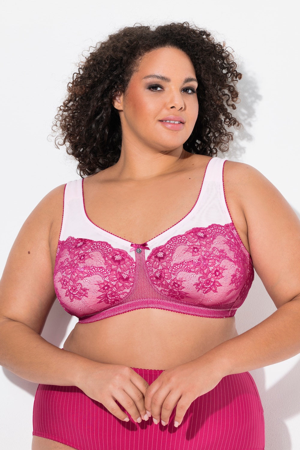 Große Größen Entlastungs-BH, Damen, rosa, Größe: 105C, Synthetische Fasern, Ulla Popken Große Größen Entlastungs-BH, Damen, rosa, Größe: 105C, Synthetische Fasern, Ulla Popken von Ulla Popken