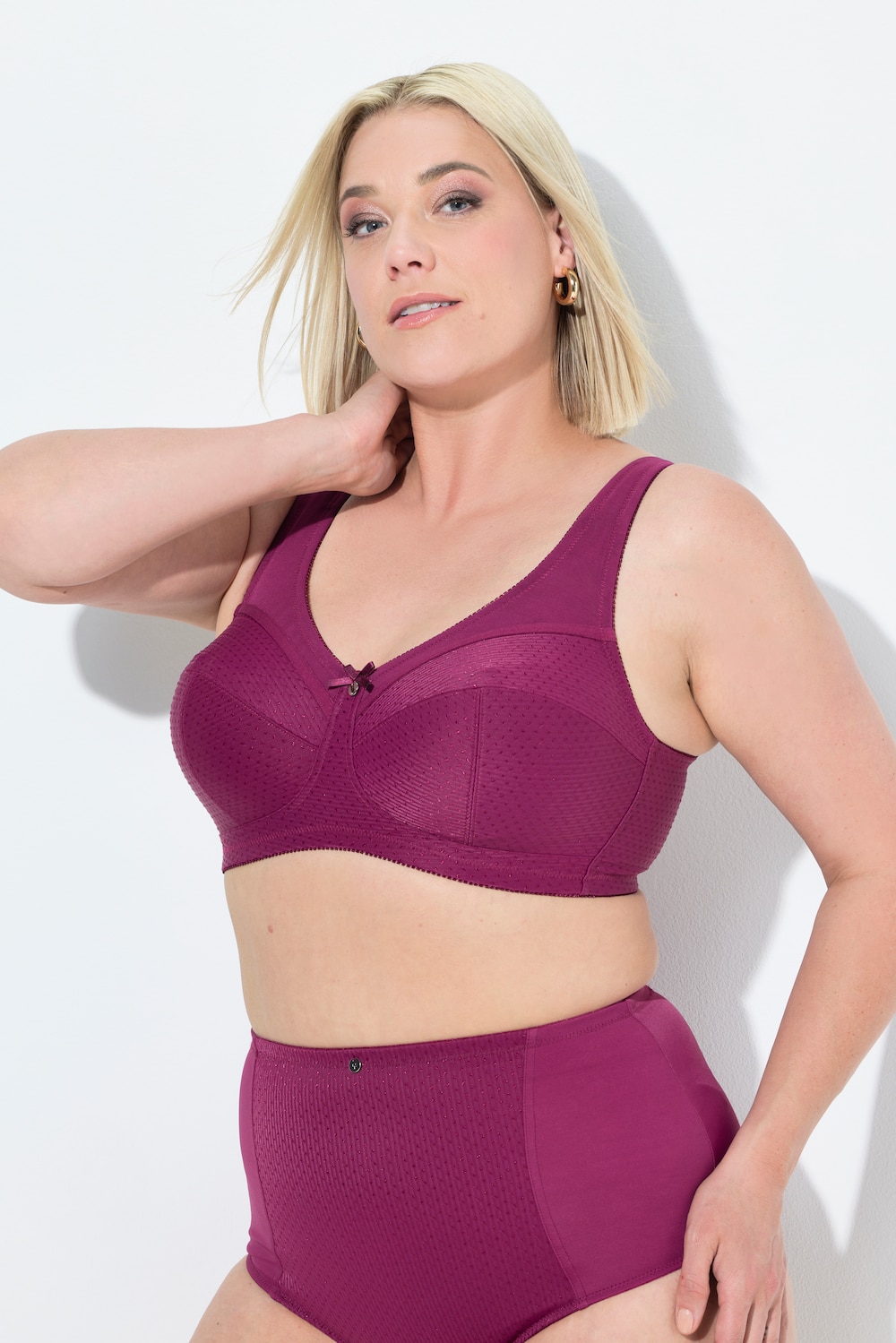 Große Größen Entlastungs-BH, Damen, rot, Größe: 120F, Synthetische Fasern/Elasthan, Ulla Popken von Ulla Popken