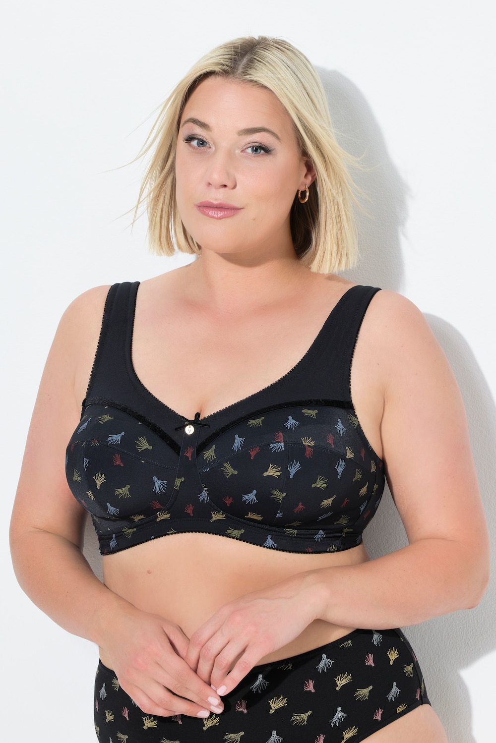 Große Größen Entlastungs-BH, Damen, schwarz, Größe: 105D, Synthetische Fasern/Elasthan, Ulla Popken von Ulla Popken