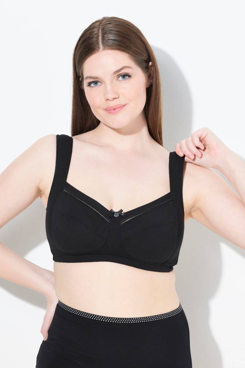 Große Größen Entlastungs-BH, Damen, schwarz, Größe: 85G, Baumwolle, Ulla Popken Große Größen Entlastungs-BH, Damen, schwarz, Größe: 85G, Baumwolle, Ulla Popken von Ulla Popken