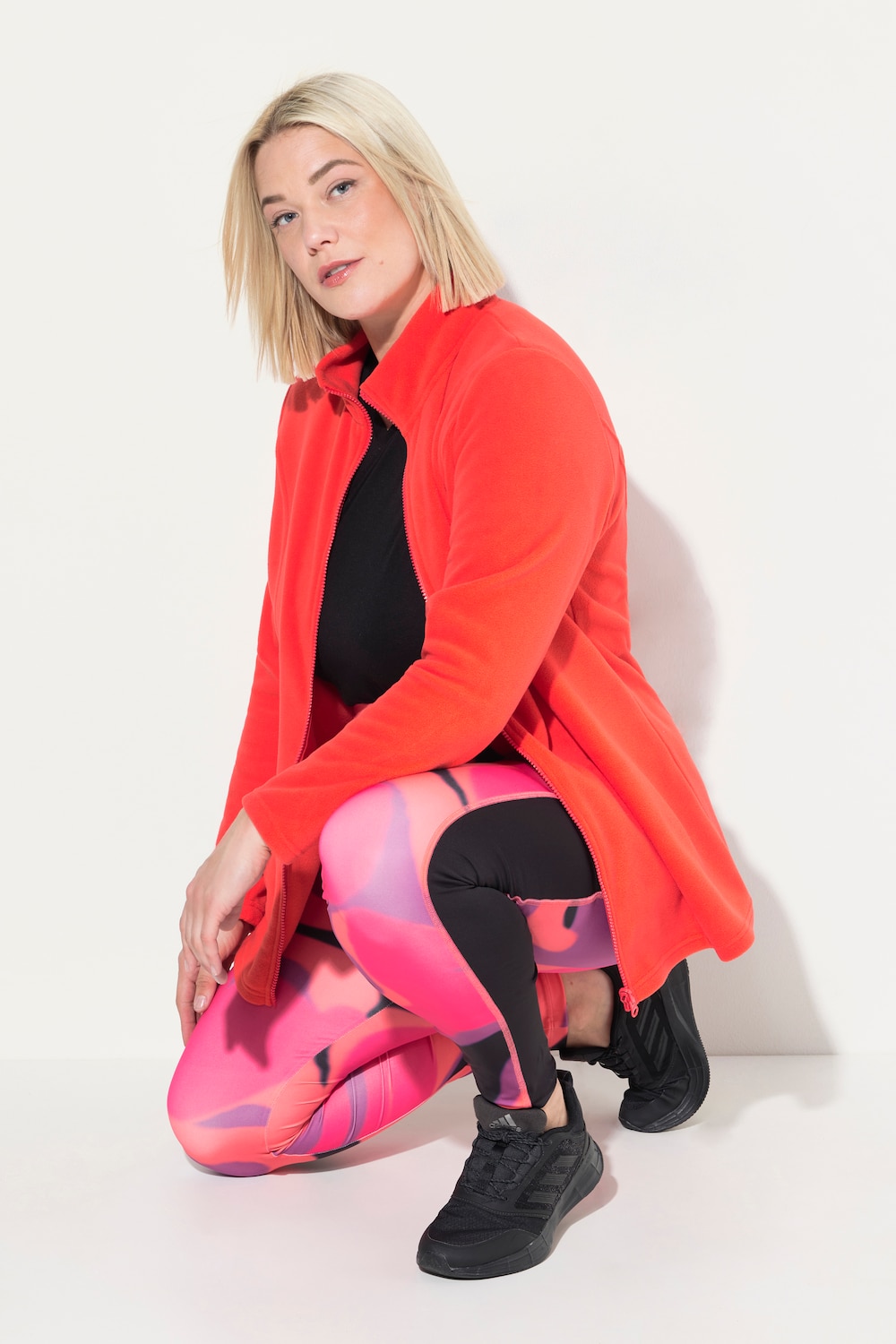 Große Größen Fleecejacke, Damen, rot, Größe: 58/60, Polyester, Ulla Popken Große Größen Fleecejacke, Damen, rot, Größe: 58/60, Polyester, Ulla Popken von Ulla Popken