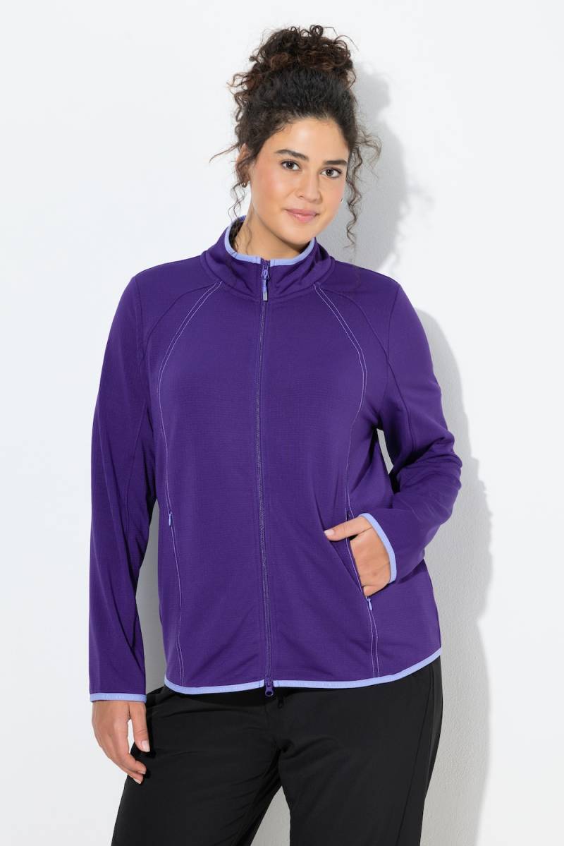 Große Größen Funktions-Sweatjacke, Damen, lila, Größe: 58/60, Ulla Popken von Ulla Popken