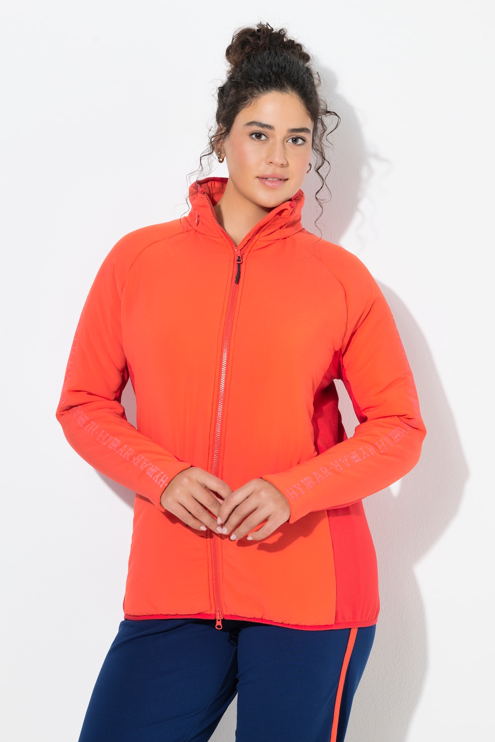 Große Größen Funktionsjacke, Damen, rot, Größe: 50/52, Polyester, Ulla Popken von Ulla Popken