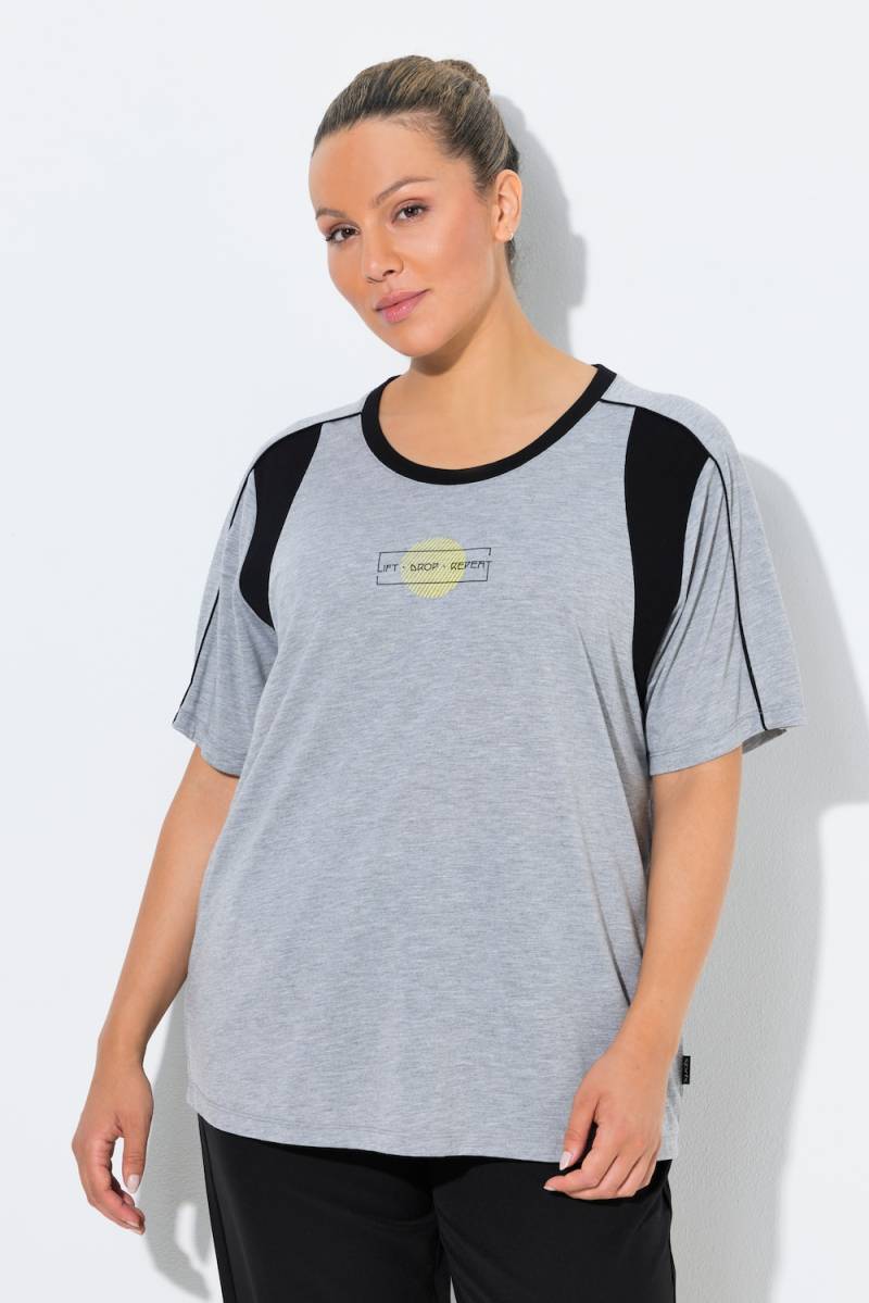 Große Größen Funktionsshirt, Damen, grau, Größe: 54/56, Baumwolle/Polyester/Viskose, Ulla Popken von Ulla Popken