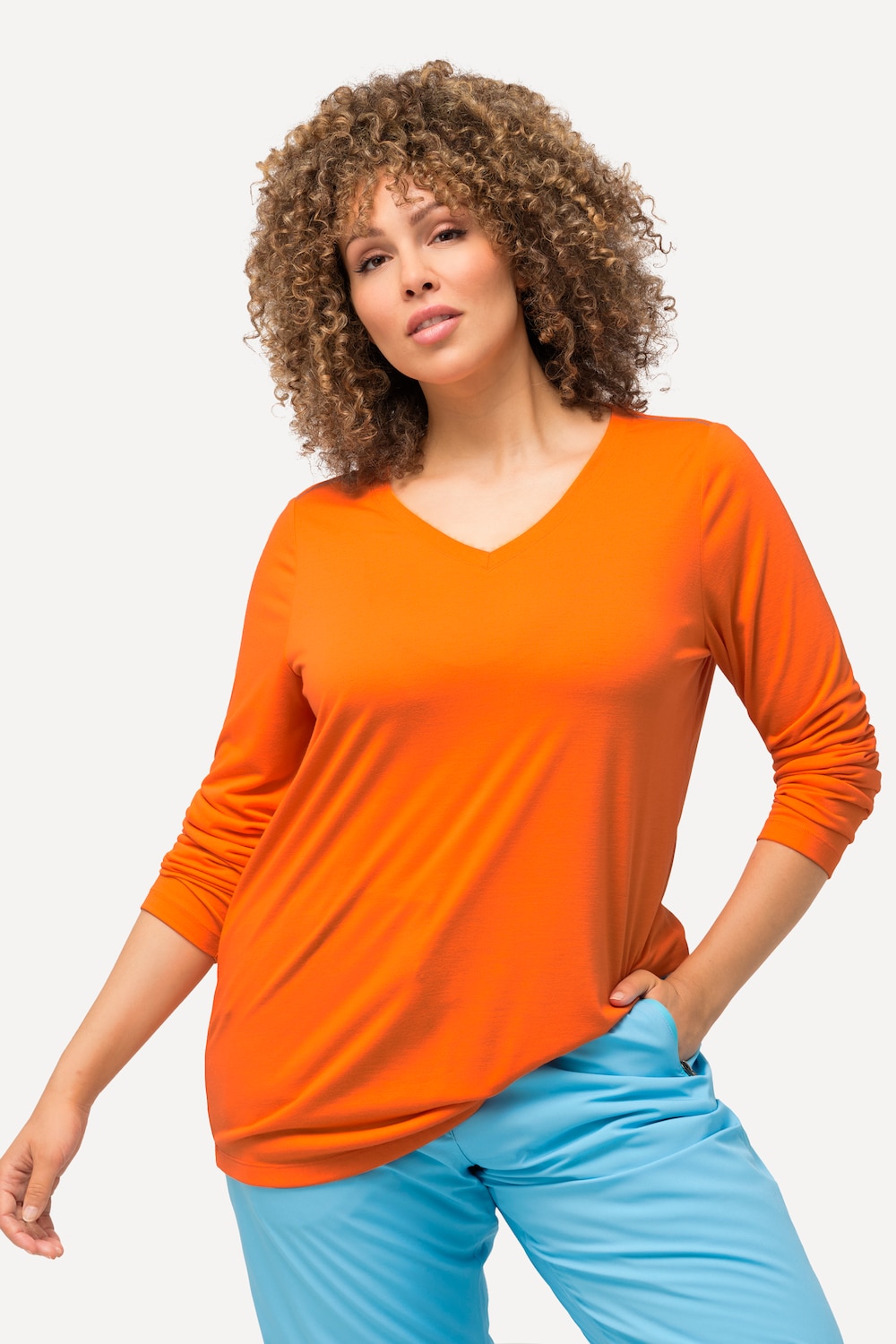 Große Größen Funktionsshirt, Damen, rot, Größe: 58/60, Polyester/Viskose, Ulla Popken von Ulla Popken