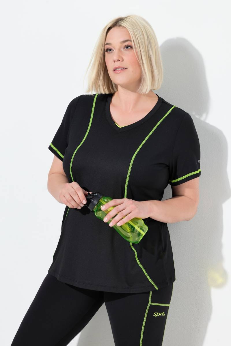 Große Größen Funktionsshirt, Damen, schwarz, Größe: 42/44, Elasthan, Ulla Popken von Ulla Popken