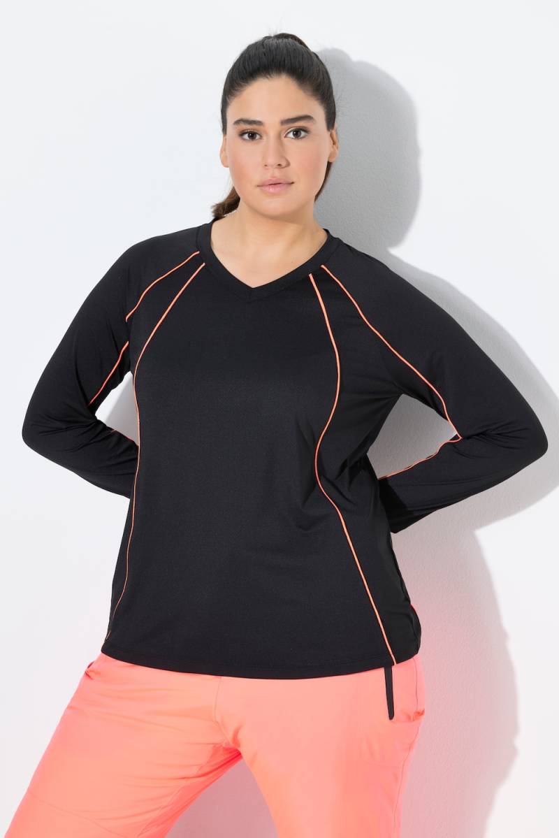 Große Größen Funktionsshirt, Damen, schwarz, Größe: 54/56, Elasthan, Ulla Popken Große Größen Funktionsshirt, Damen, schwarz, Größe: 54/56, Elasthan, Ulla Popken von Ulla Popken