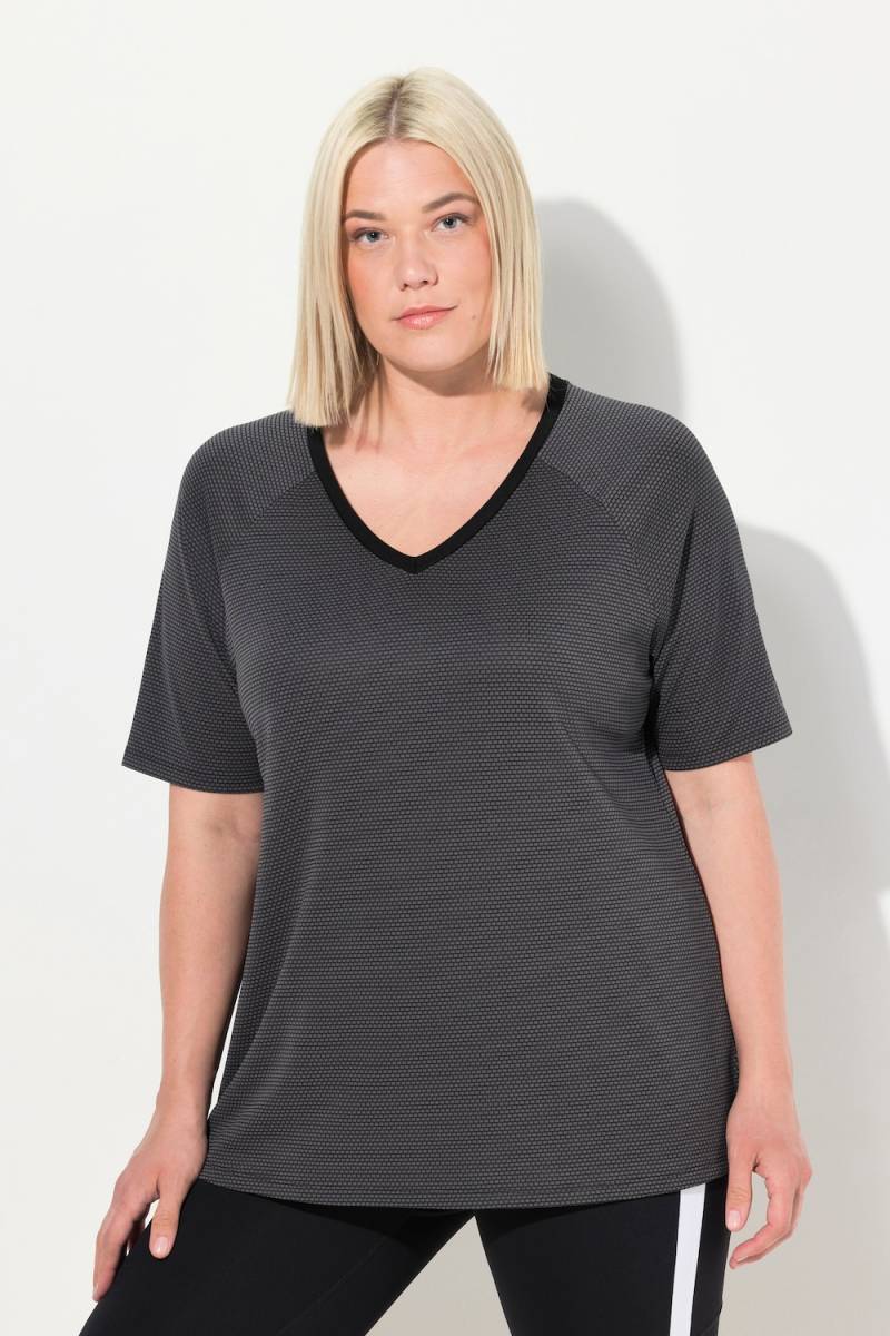 Große Größen Funktionsshirt, Damen, schwarz, Größe: 62/64, Polyester, Ulla Popken von Ulla Popken