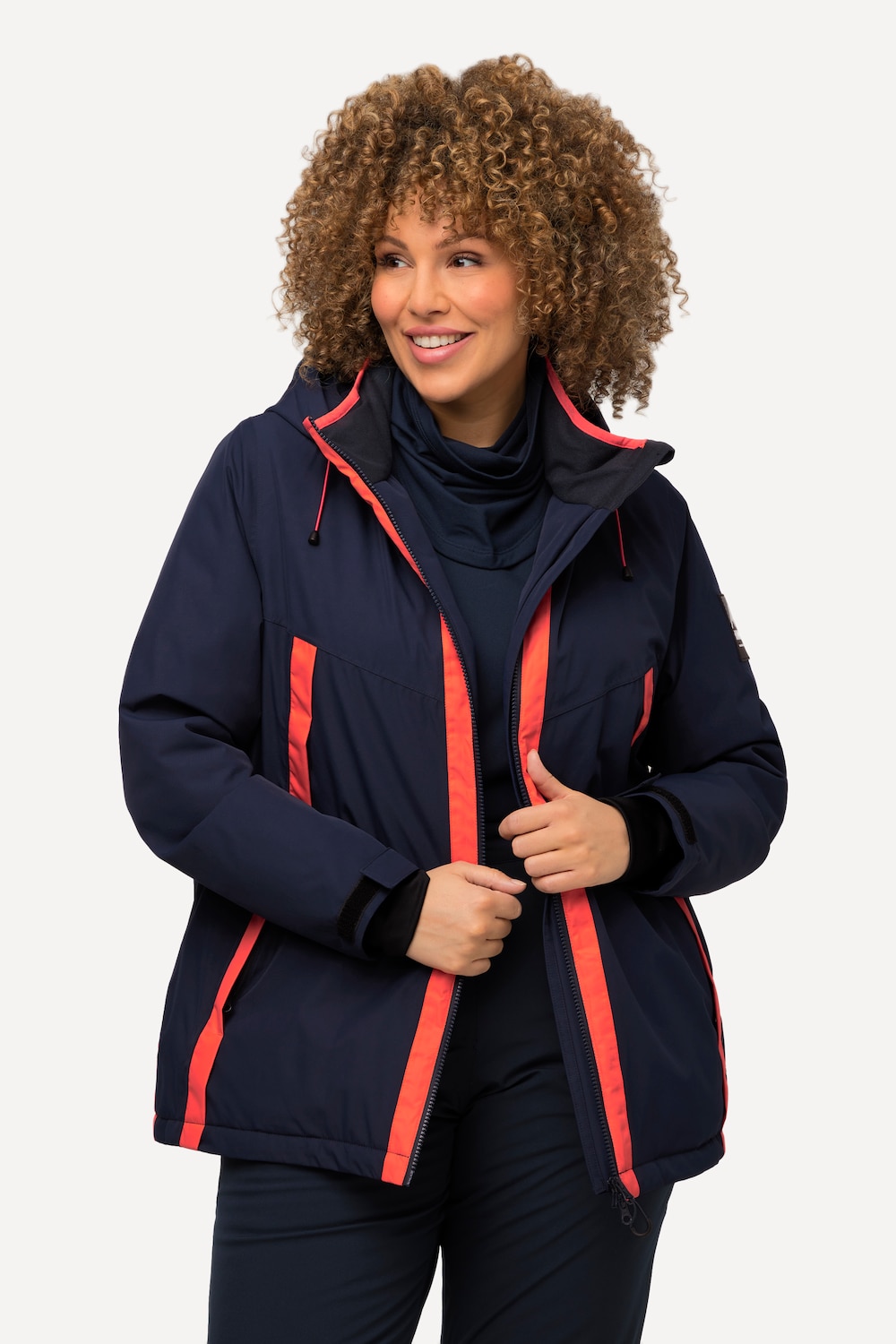 Große Größen HYPRAR Funktionsjacke, Damen, blau, Größe: 54/56, Polyester, Ulla Popken von Ulla Popken