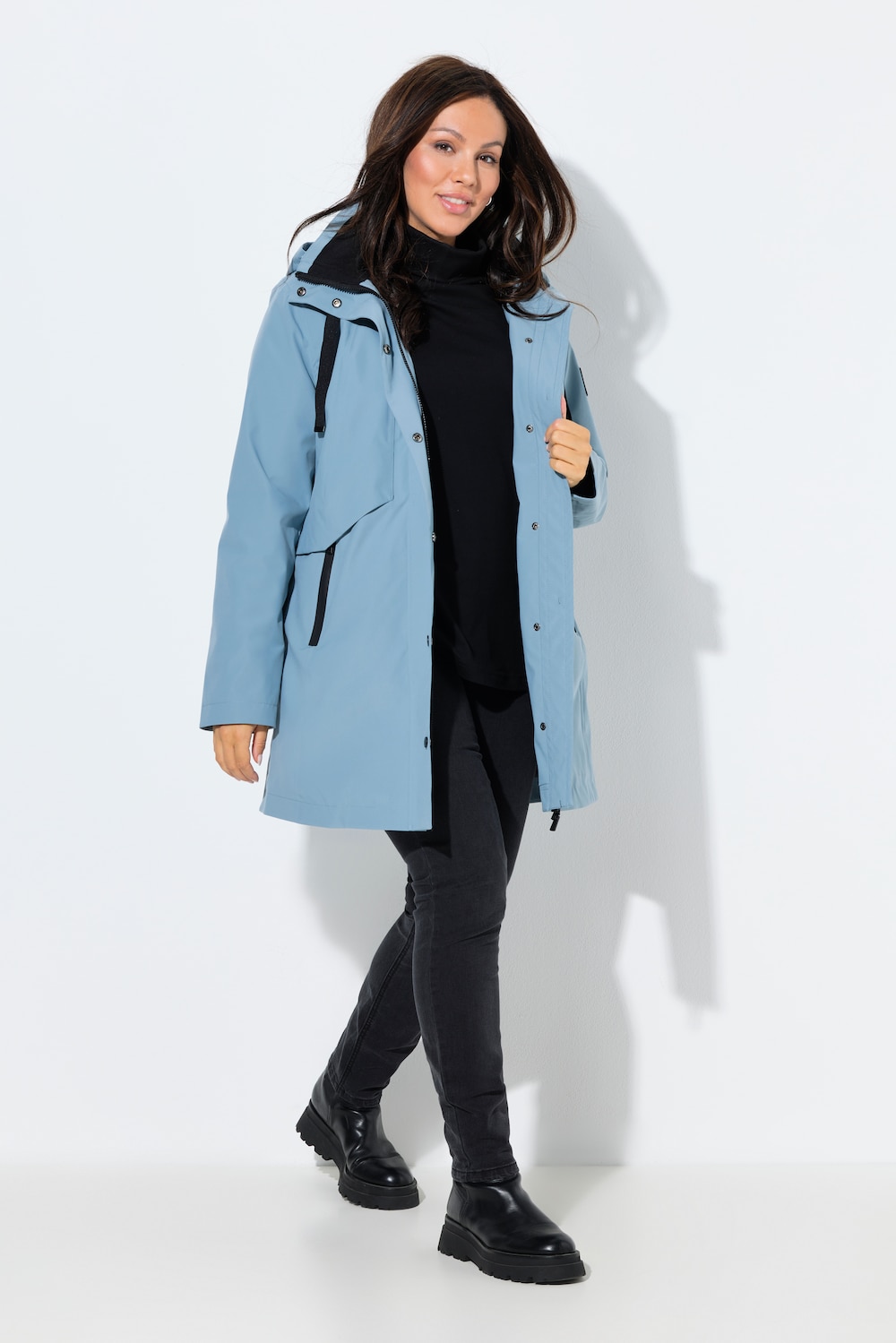 Große Größen HYPRAR, Damen, türkis, Größe: 46/48, Polyester/Synthetische Fasern, Ulla Popken von Ulla Popken