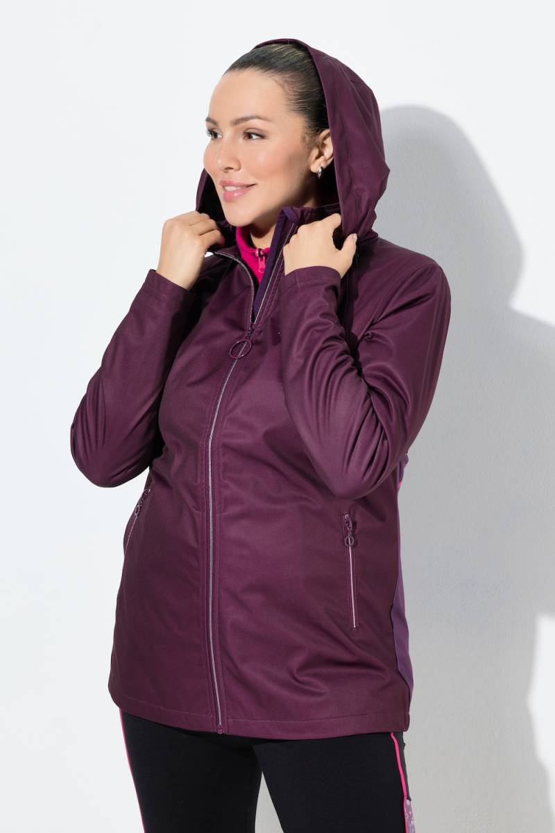 Große Größen HYPRAR 2-in-1-Funktionsjacke, Damen, lila, Größe: 50/52, Polyester, Ulla Popken von Ulla Popken