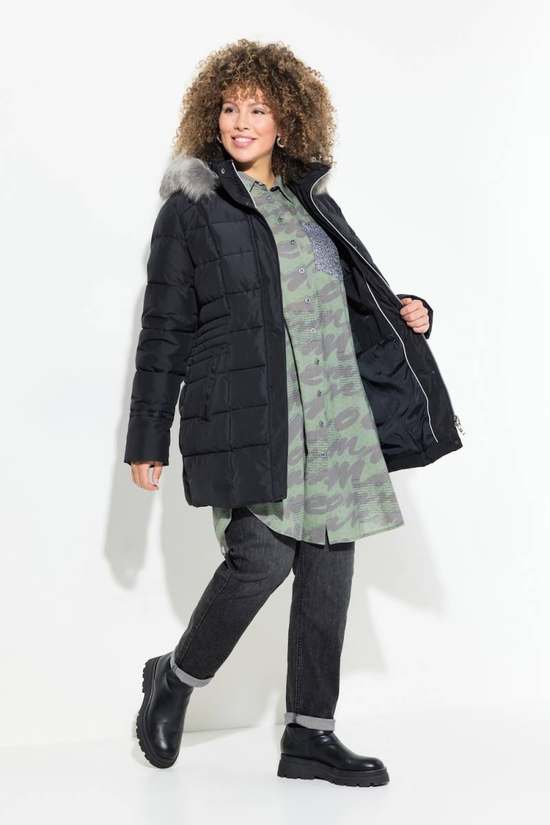 Große Größen HYPRAR Funktions-Steppjacke, Damen, schwarz, Größe: 50/52, Polyester, Ulla Popken von Ulla Popken