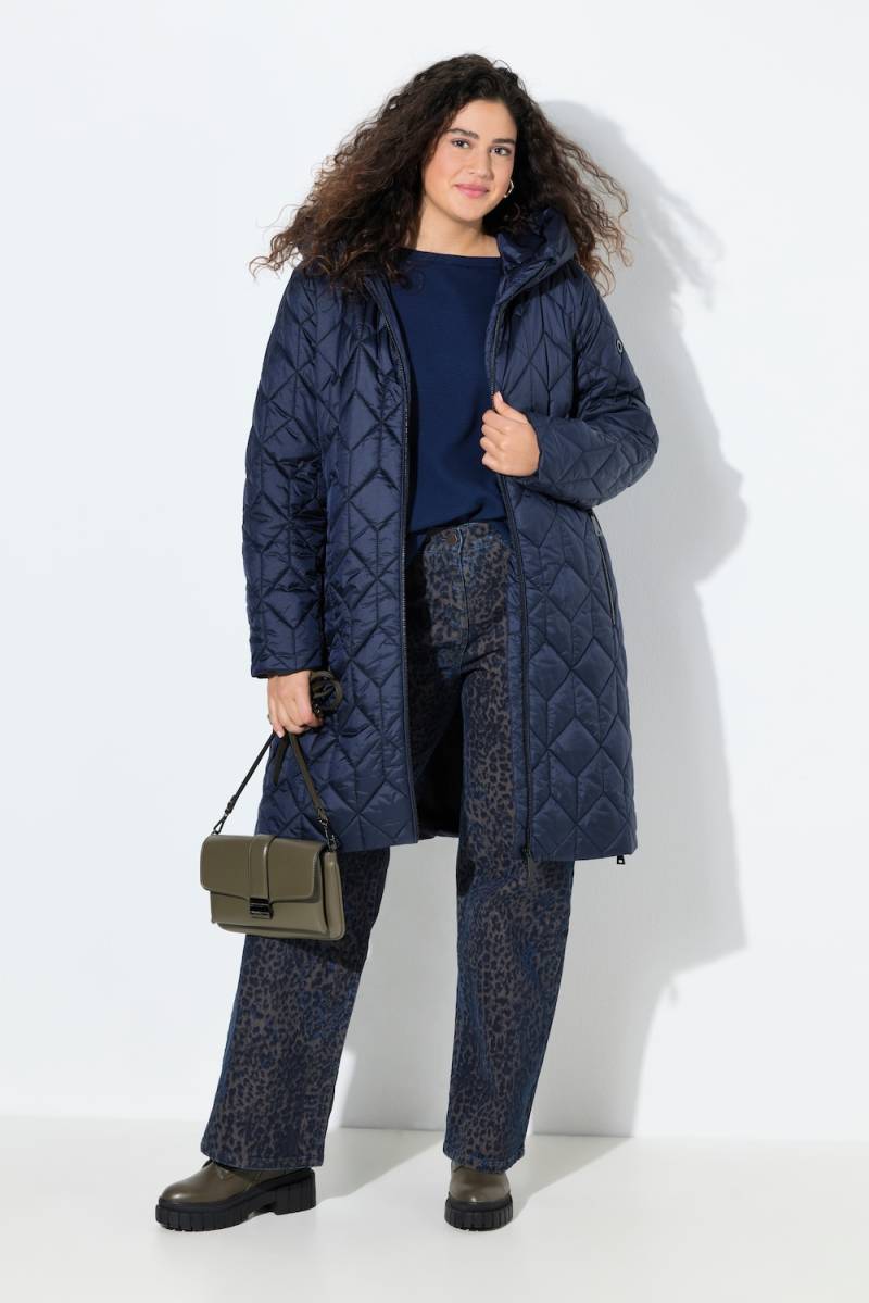 Große Größen HYPRAR Funktions-Steppmantel, Damen, blau, Größe: 62/64, Polyester/Synthetische Fasern, Ulla Popken von Ulla Popken