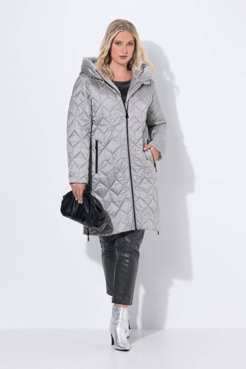 Große Größen HYPRAR Funktions-Steppmantel, Damen, grau, Größe: 58/60, Polyester/Synthetische Fasern, Ulla Popken von Ulla Popken