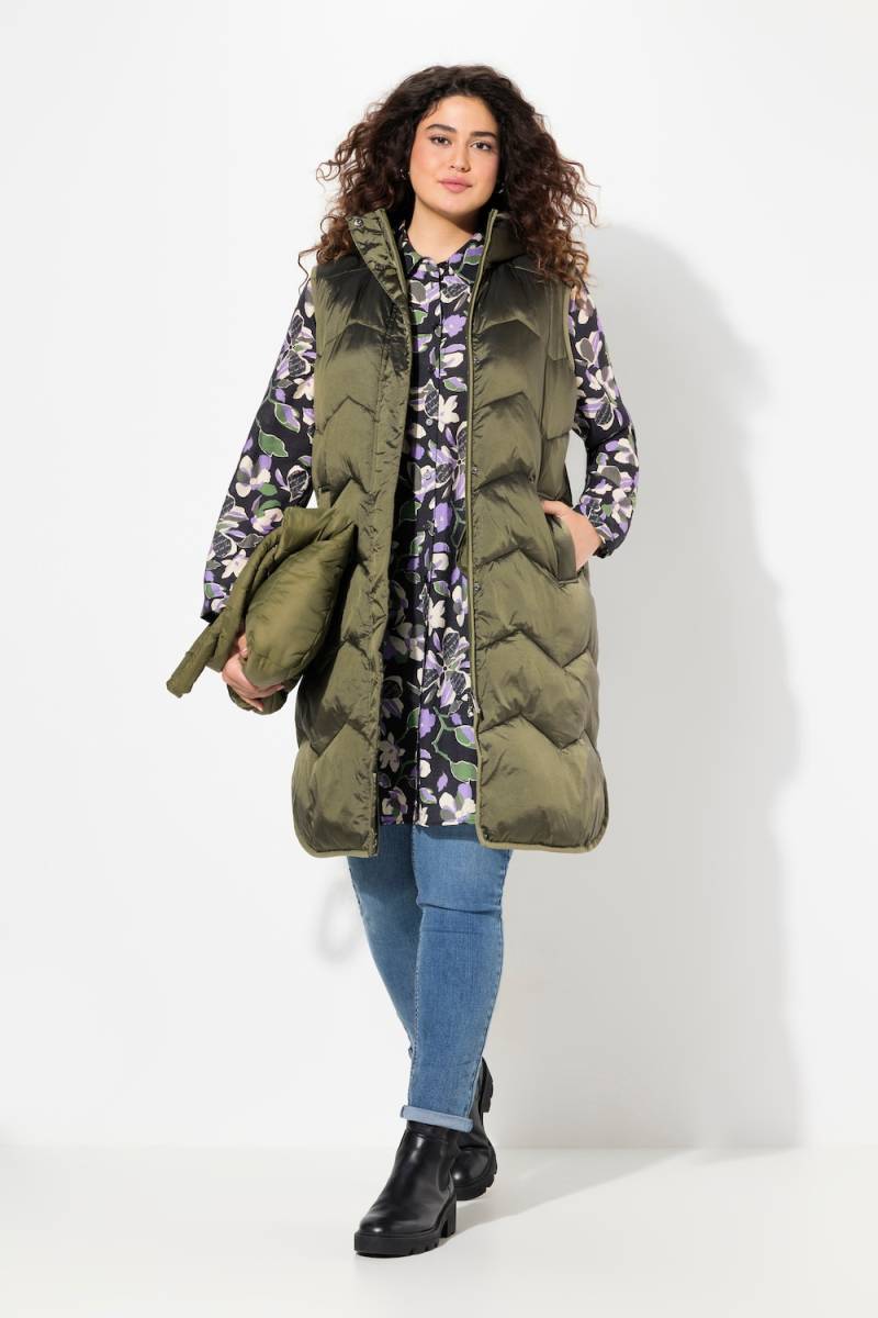 Große Größen HYPRAR Funktions-Steppweste, Damen, grün, Größe: 42/44, Polyester, Ulla Popken von Ulla Popken