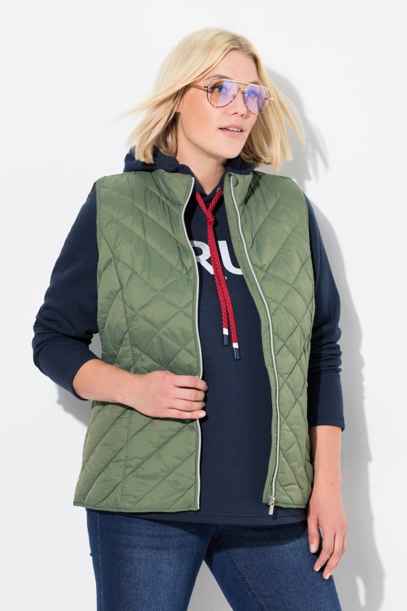 Große Größen HYPRAR Funktions-Steppweste, Damen, grün, Größe: 46/48, Polyester/Synthetische Fasern, Ulla Popken von Ulla Popken