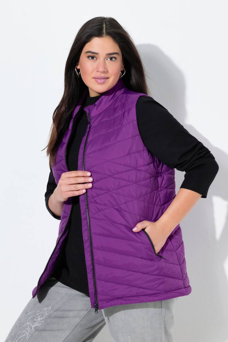 Große Größen HYPRAR Funktions-Steppweste, Damen, lila, Größe: 46/48, Polyester, Ulla Popken von Ulla Popken