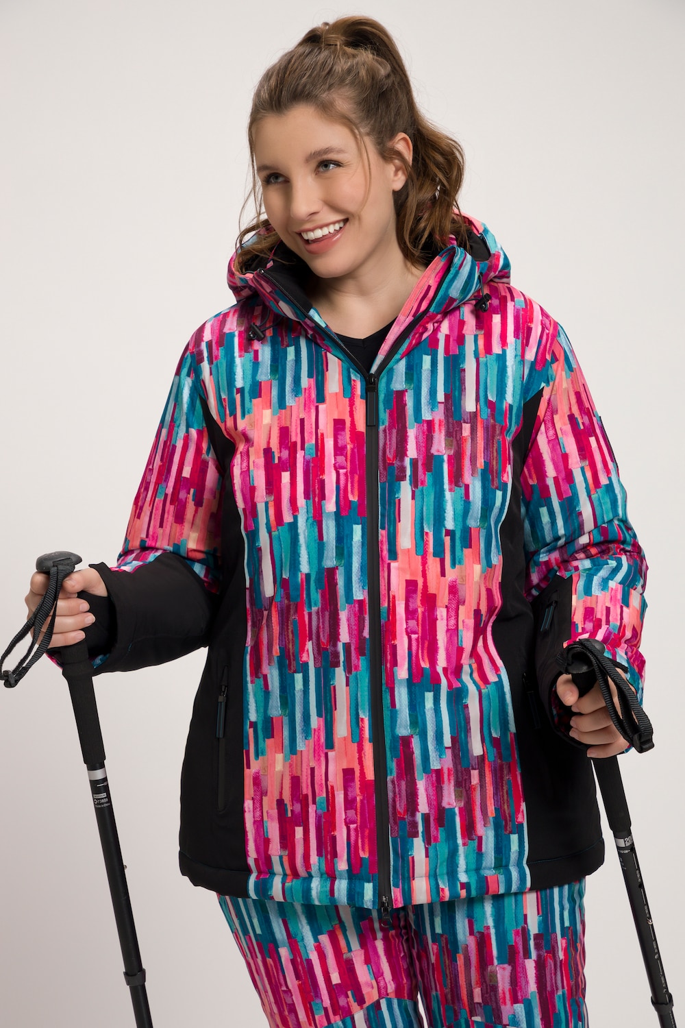 Große Größen HYPRAR Funktionsjacke, Damen, blau, Größe: 58/60, Polyester, Ulla Popken von Ulla Popken