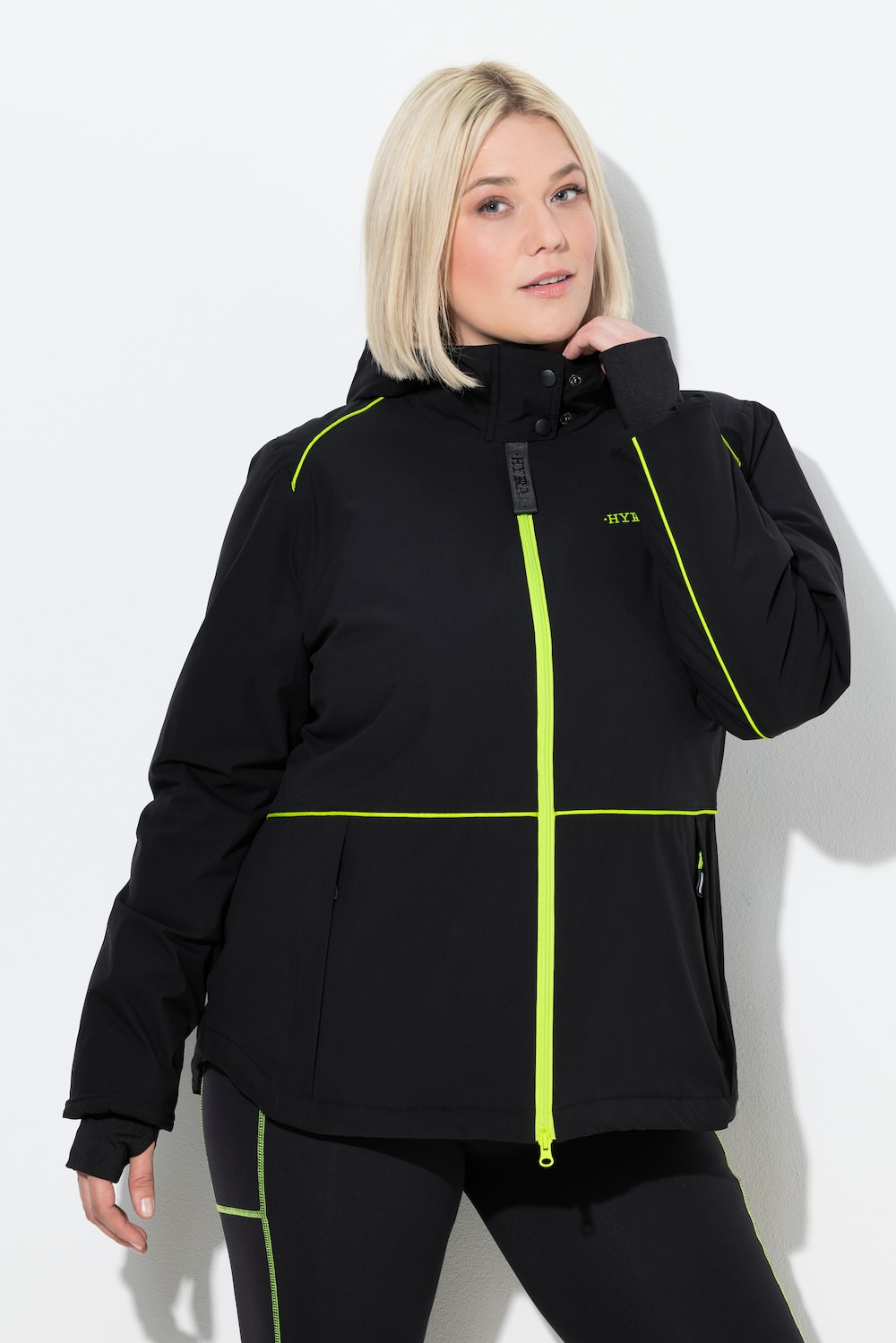 Große Größen HYPRAR Funktionsjacke, Damen, schwarz, Größe: 42/44, Polyester, Ulla Popken von Ulla Popken