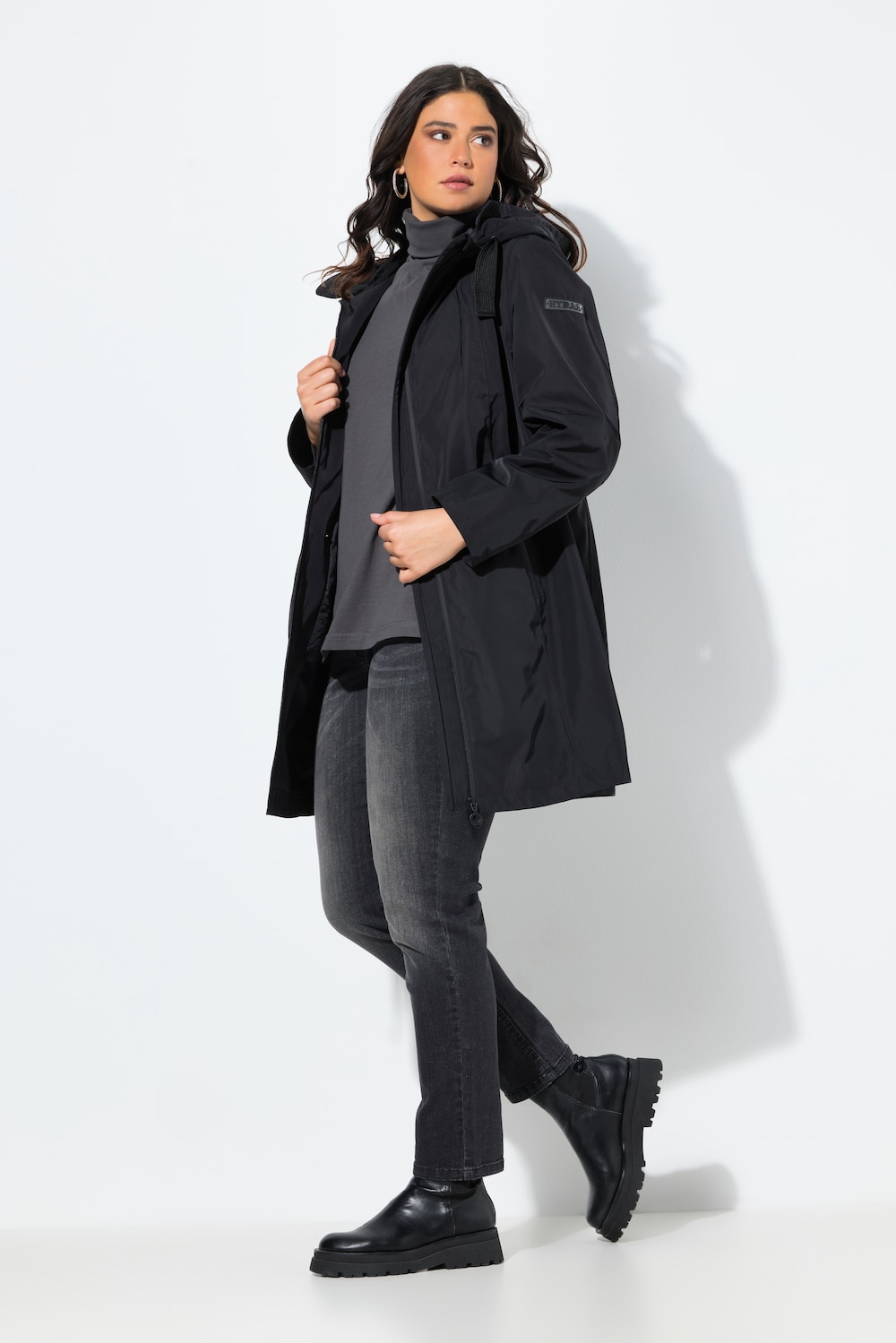Große Größen HYPRAR Funktionsjacke, Damen, schwarz, Größe: 46/48, Polyester, Ulla Popken Große Größen HYPRAR Funktionsjacke, Damen, schwarz, Größe: 46/48, Polyester, Ulla Popken von Ulla Popken