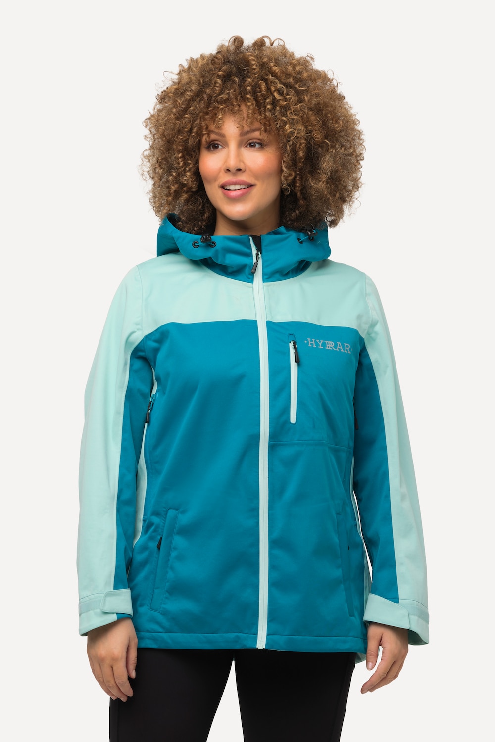 Große Größen HYPRAR Funktionsjacke, Damen, türkis, Größe: 42/44, Polyester, Ulla Popken von Ulla Popken