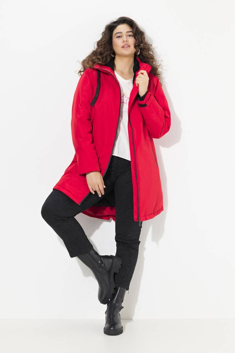 Große Größen HYPRAR Funktionsmantel, Damen, rot, Größe: 42/44, Polyester, Ulla Popken von Ulla Popken