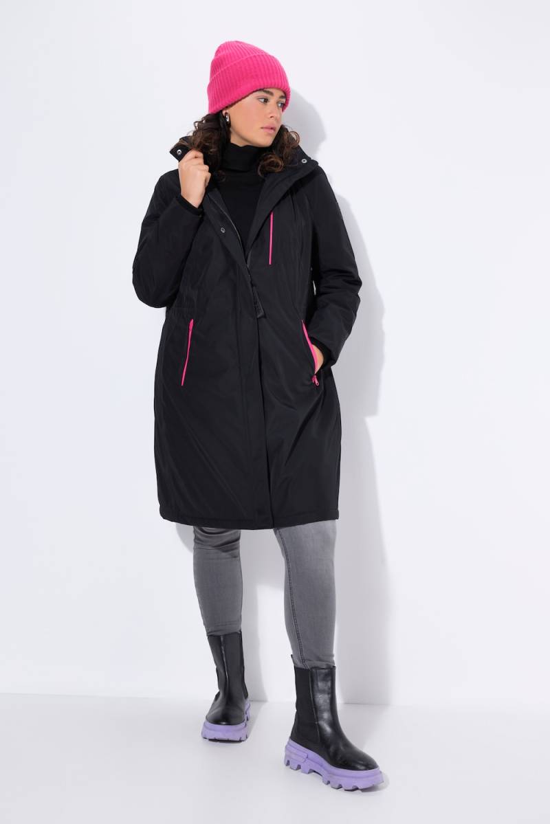 Große Größen HYPRAR Funktionsmantel, Damen, schwarz, Größe: 42/44, Polyester, Ulla Popken von Ulla Popken
