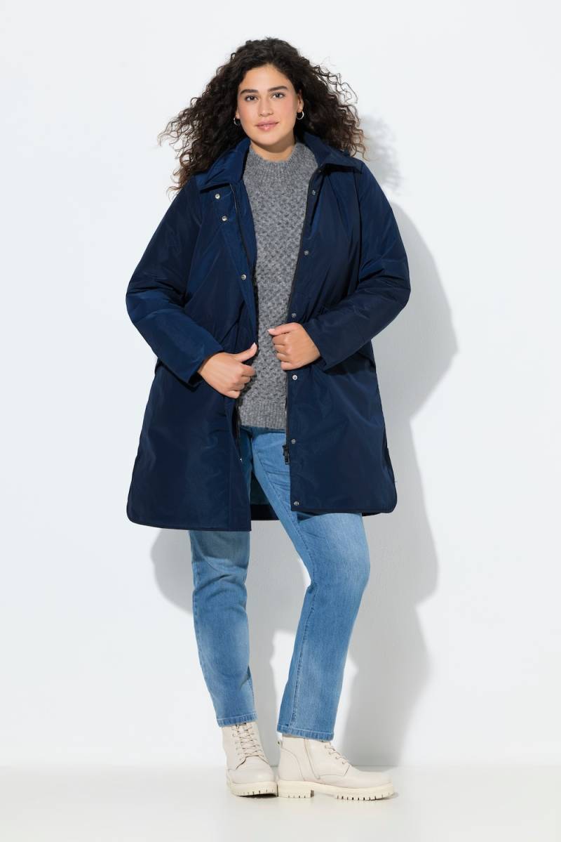 Große Größen HYPRAR Funktionsparka, Damen, blau, Größe: 54/56, Polyester, Ulla Popken von Ulla Popken