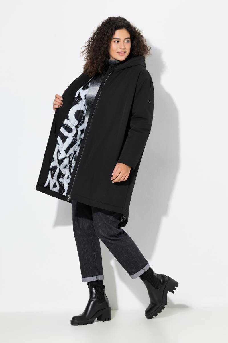 Große Größen HYPRAR Funktionsparka, Damen, schwarz, Größe: 62/64, Polyester, Ulla Popken von Ulla Popken