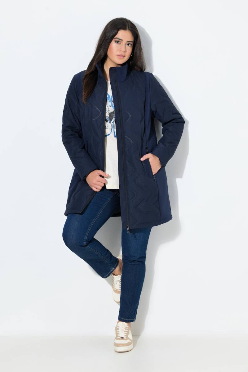 Große Größen HYPRAR Laserstepp-Jacke, Damen, blau, Größe: 50/52, Polyester, Ulla Popken von Ulla Popken