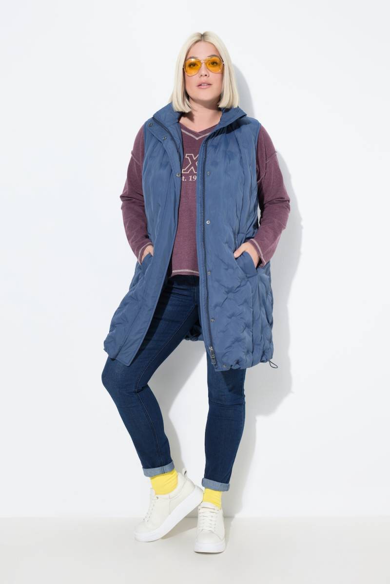 Große Größen HYPRAR Laserstepp-Weste, Damen, blau, Größe: 50/52, Polyester/Synthetische Fasern, Ulla Popken Große Größen HYPRAR Laserstepp-Weste, Damen, blau, Größe: 50/52, Polyester/Synthetische Fasern, Ulla Popken von Ulla Popken