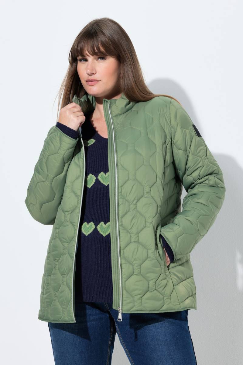 Große Größen HYPRAR Leichtstepp-Jacke, Damen, grün, Größe: 50/52, Polyester/Synthetische Fasern, Ulla Popken Große Größen HYPRAR Leichtstepp-Jacke, Damen, grün, Größe: 50/52, Polyester/Synthetische Fasern, Ulla Popken von Ulla Popken