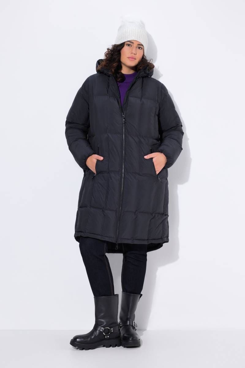 Große Größen HYPRAR Leichtstepp-Mantel, Damen, schwarz, Größe: 46/48, Polyester, Ulla Popken von Ulla Popken