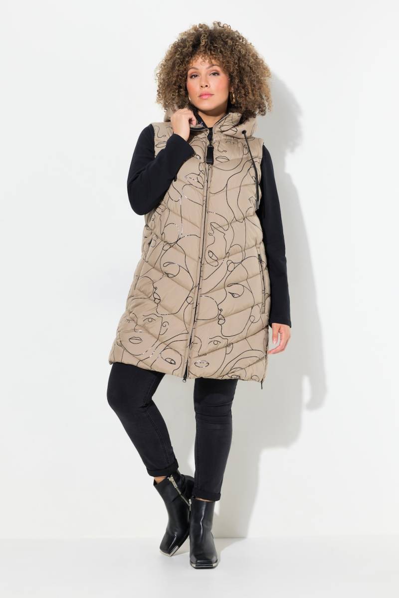 Große Größen HYPRAR Long-Steppweste, Damen, braun, Größe: 46/48, Polyester/Synthetische Fasern, Ulla Popken Große Größen HYPRAR Long-Steppweste, Damen, braun, Größe: 46/48, Polyester/Synthetische Fasern, Ulla Popken von Ulla Popken